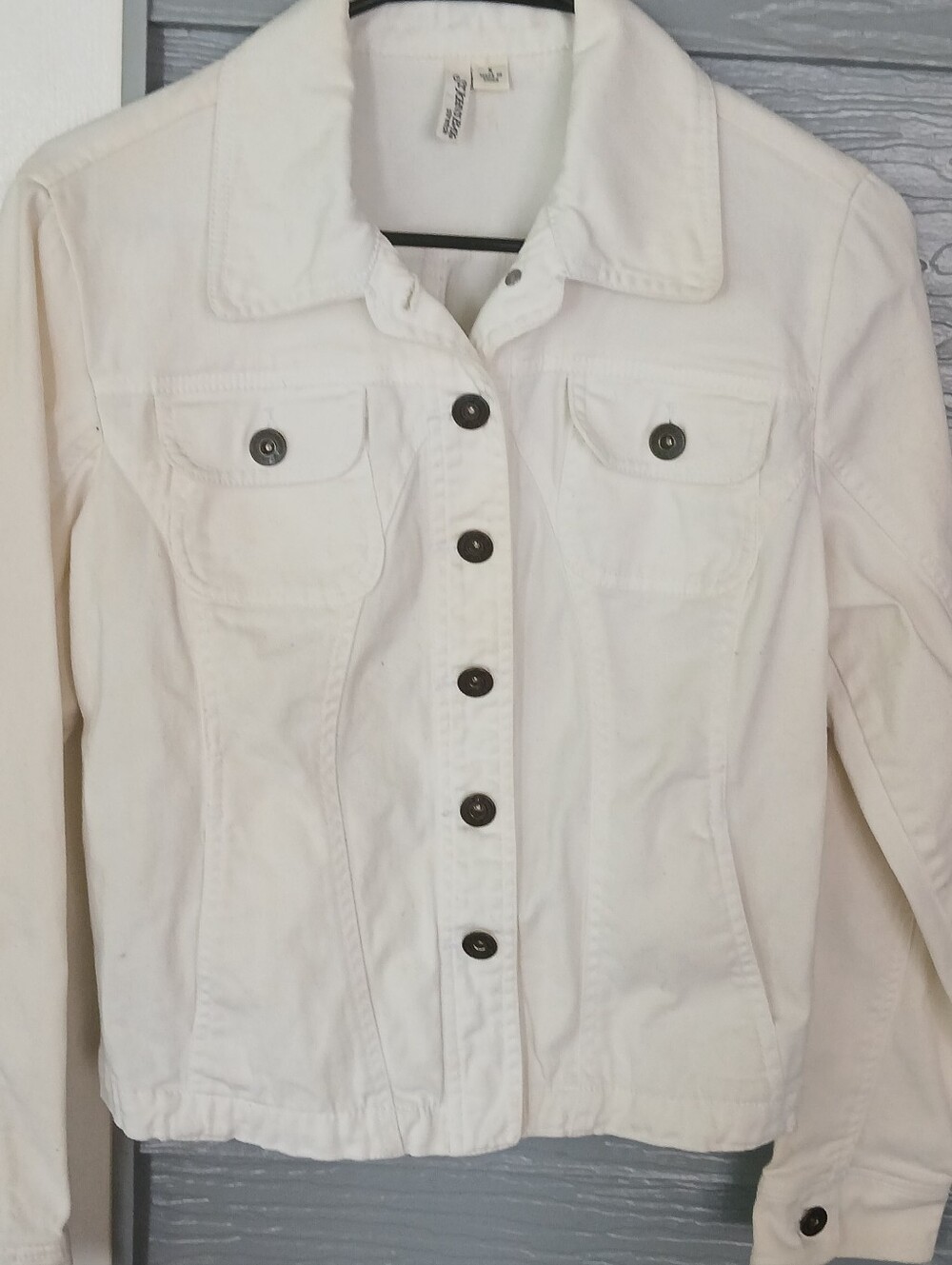 St. John's Bay White Women's Button-Up Jacket